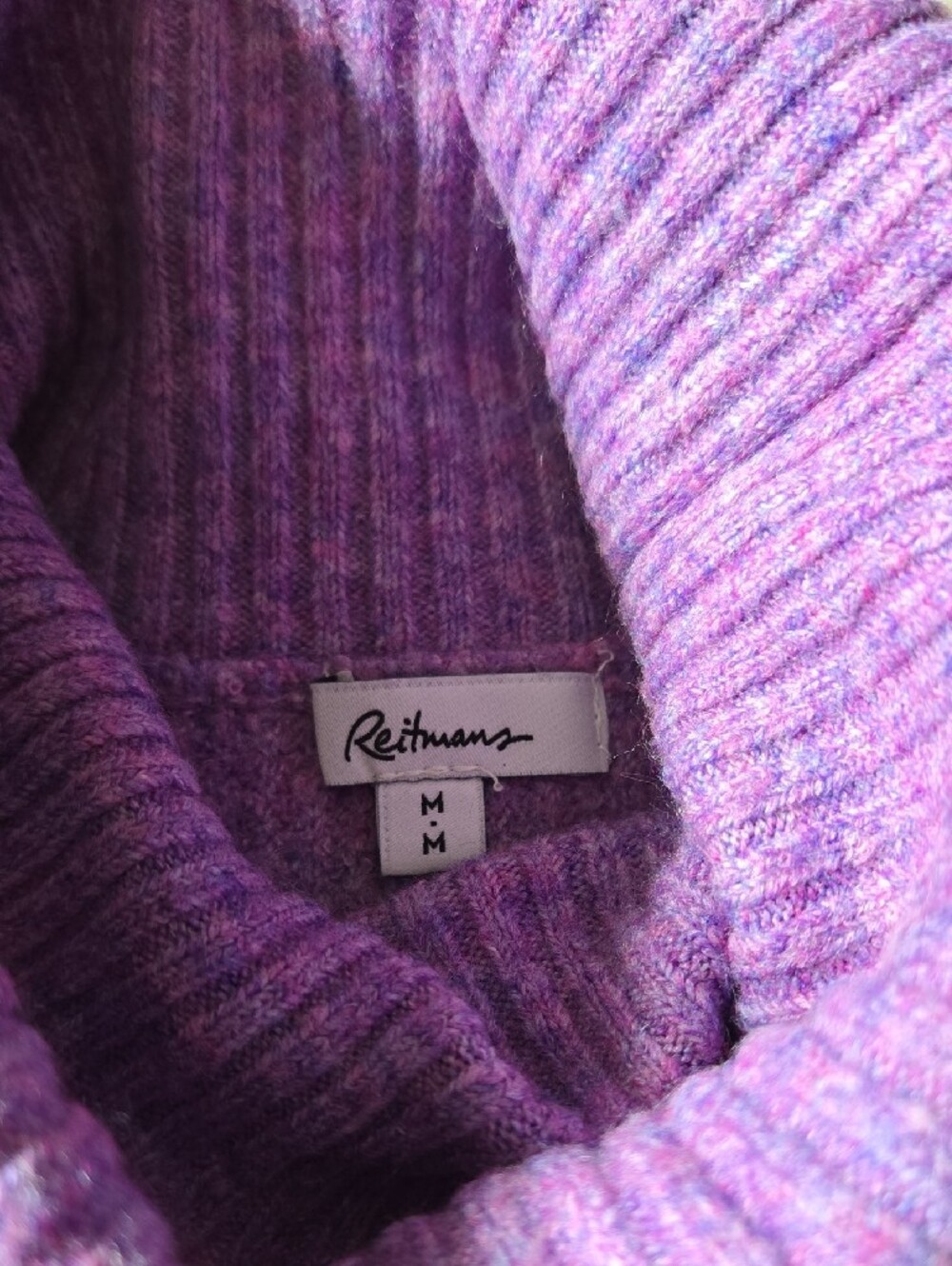 Reitmans Color‑Block Ribbed Knit Sweater – Women’s M - Picture 2 of 4